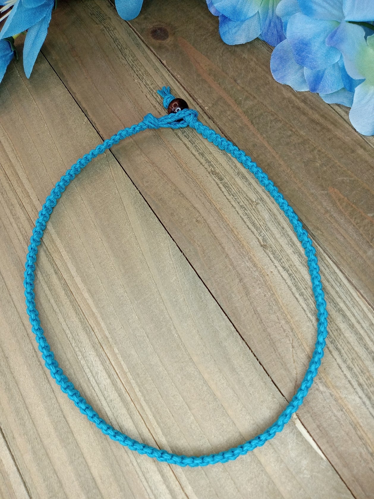 Classic Hemp Necklace - Turquoise