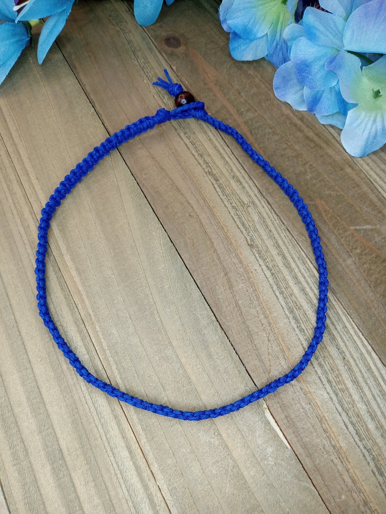 Classic Hemp Necklace - Blue