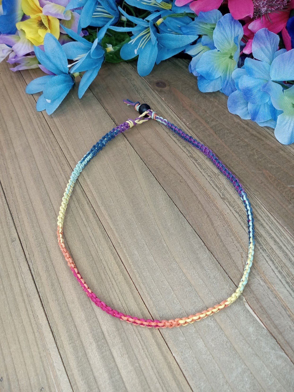 Classic Hemp Necklace - Rainbow