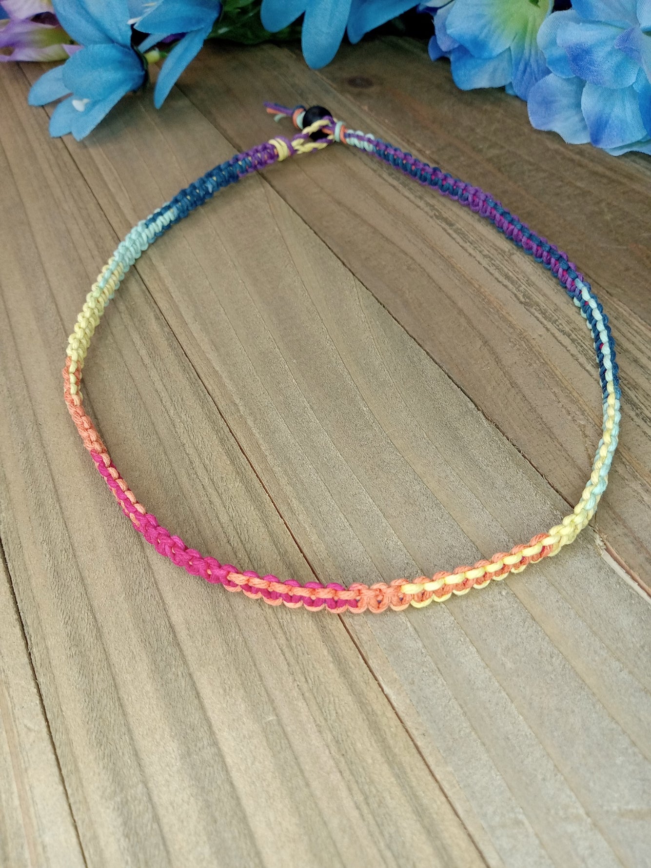 Classic Hemp Necklace - Rainbow