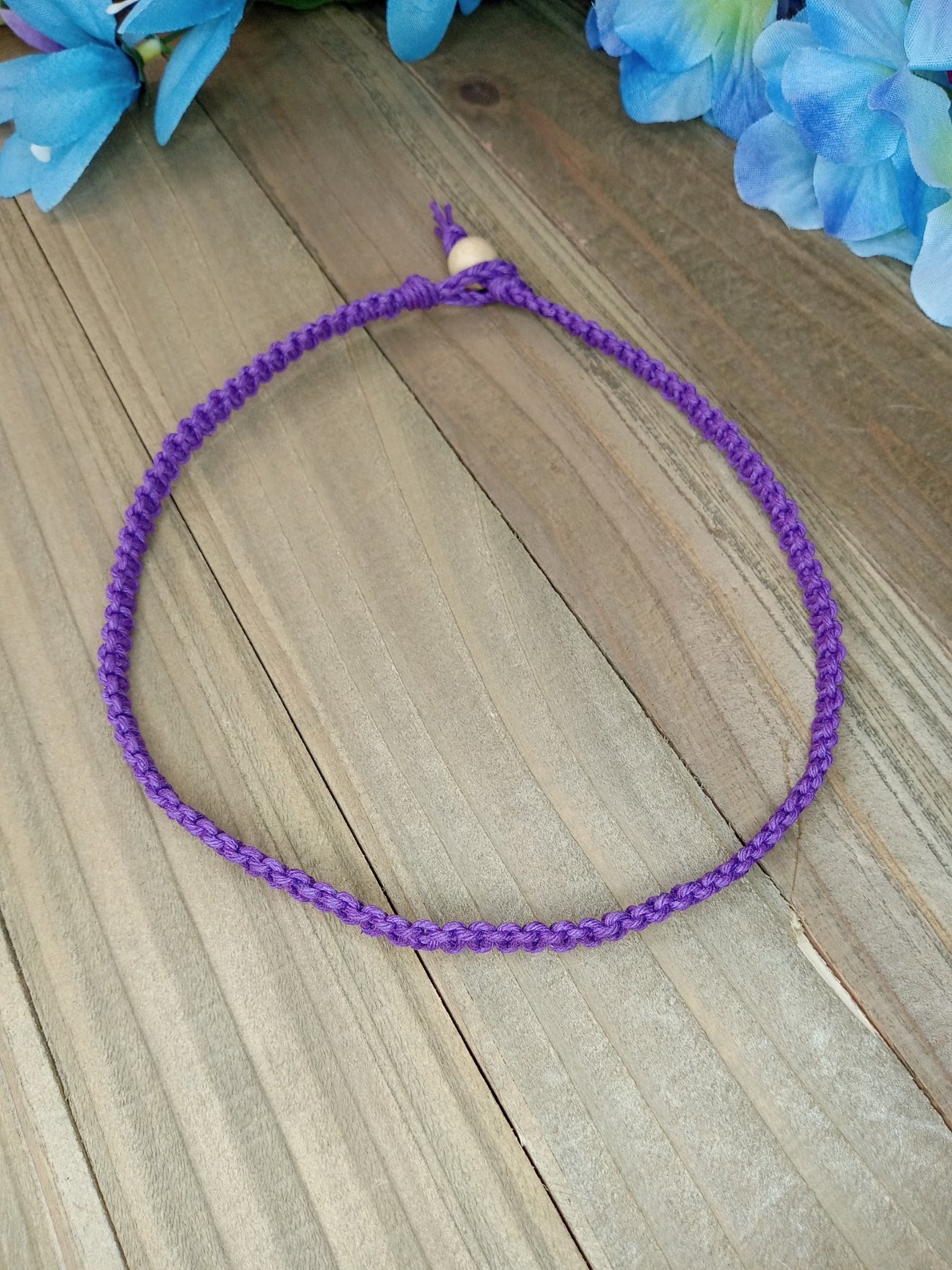 Classic Hemp Necklace - Purple