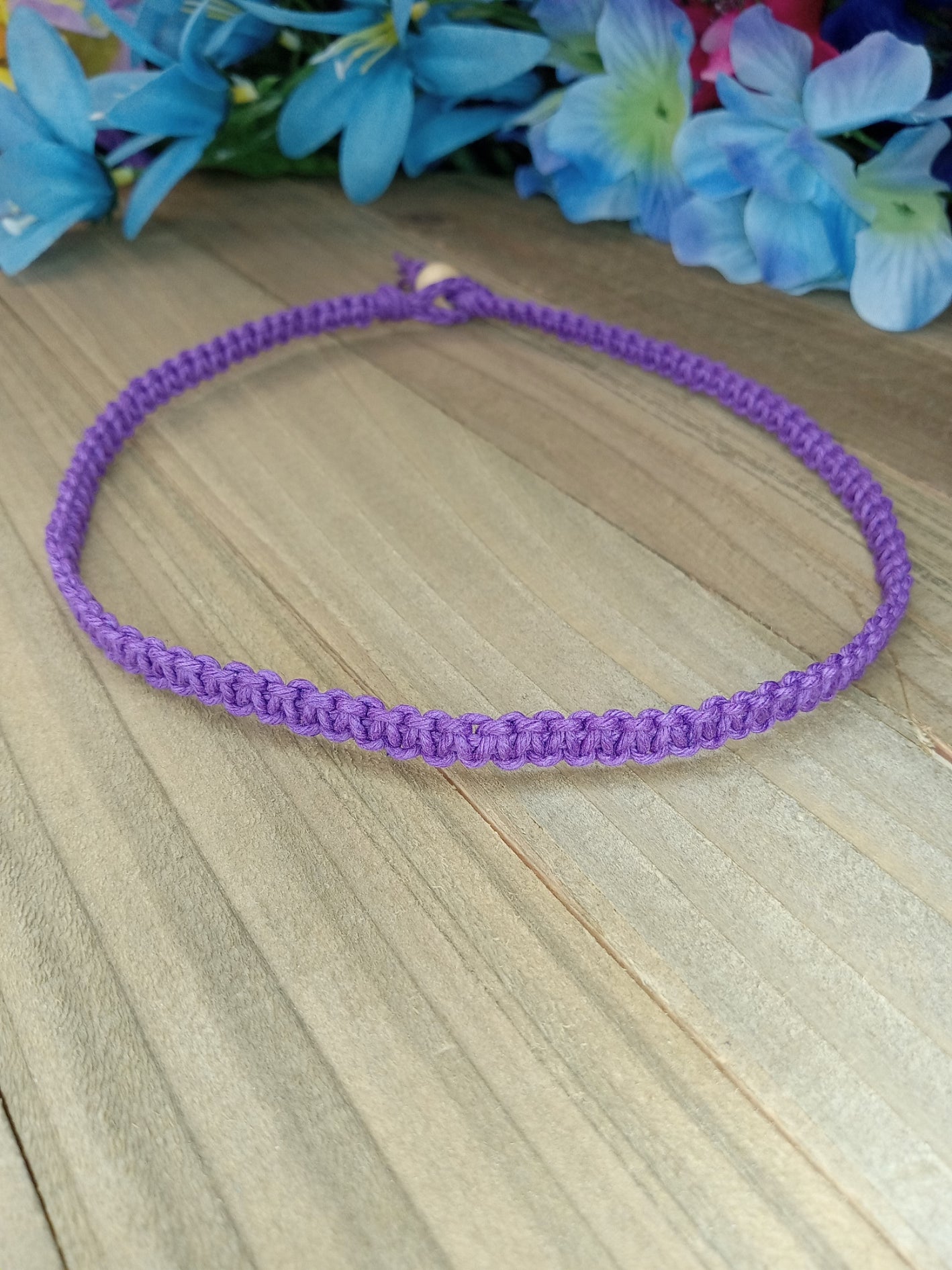 Classic Hemp Necklace - Purple