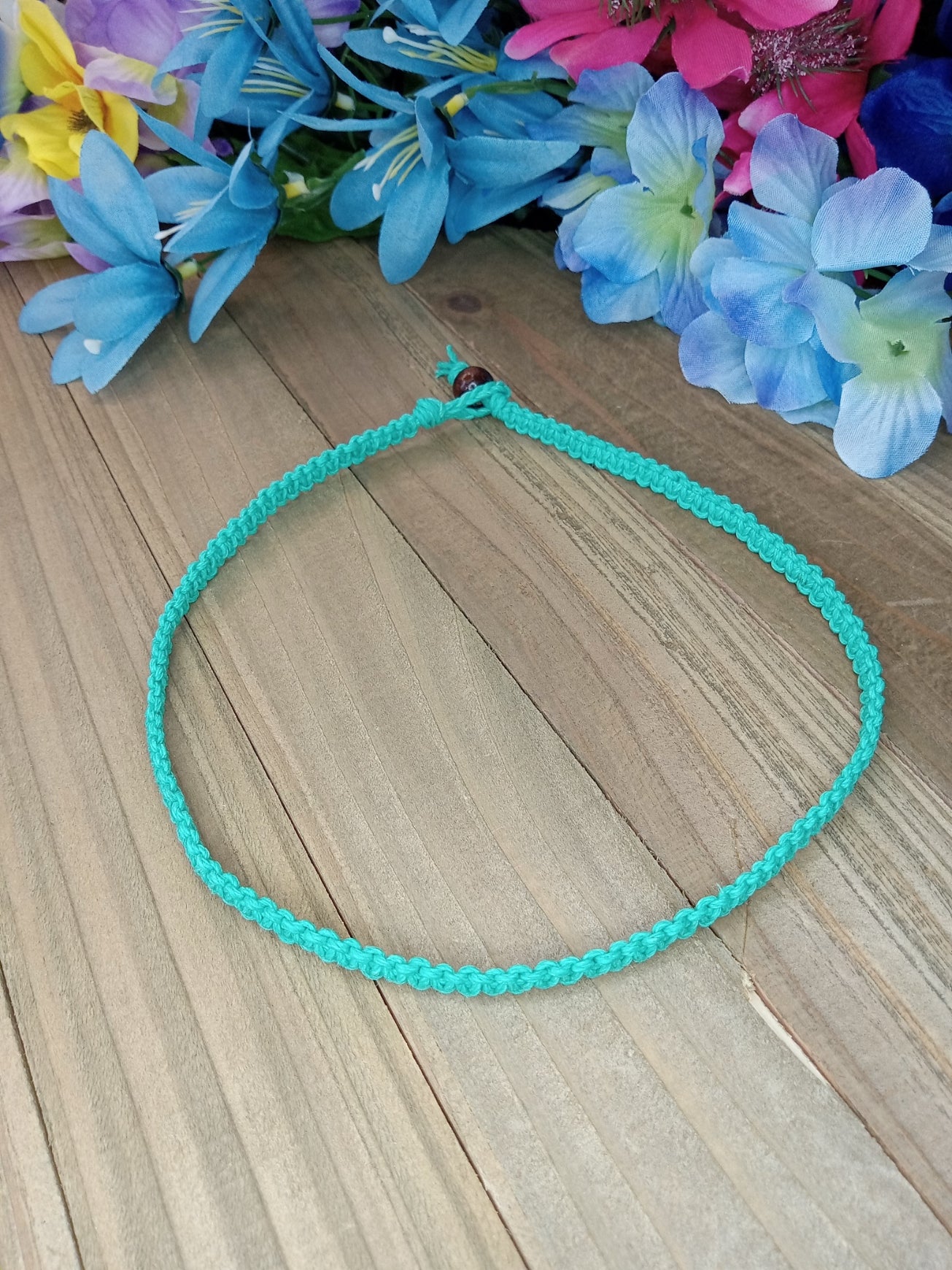 Classic Hemp Necklace - Teal