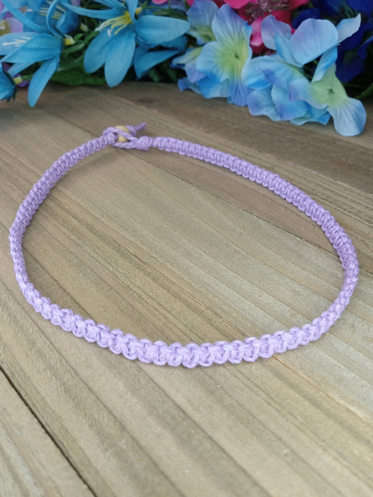 Classic Hemp Necklace - Lavender