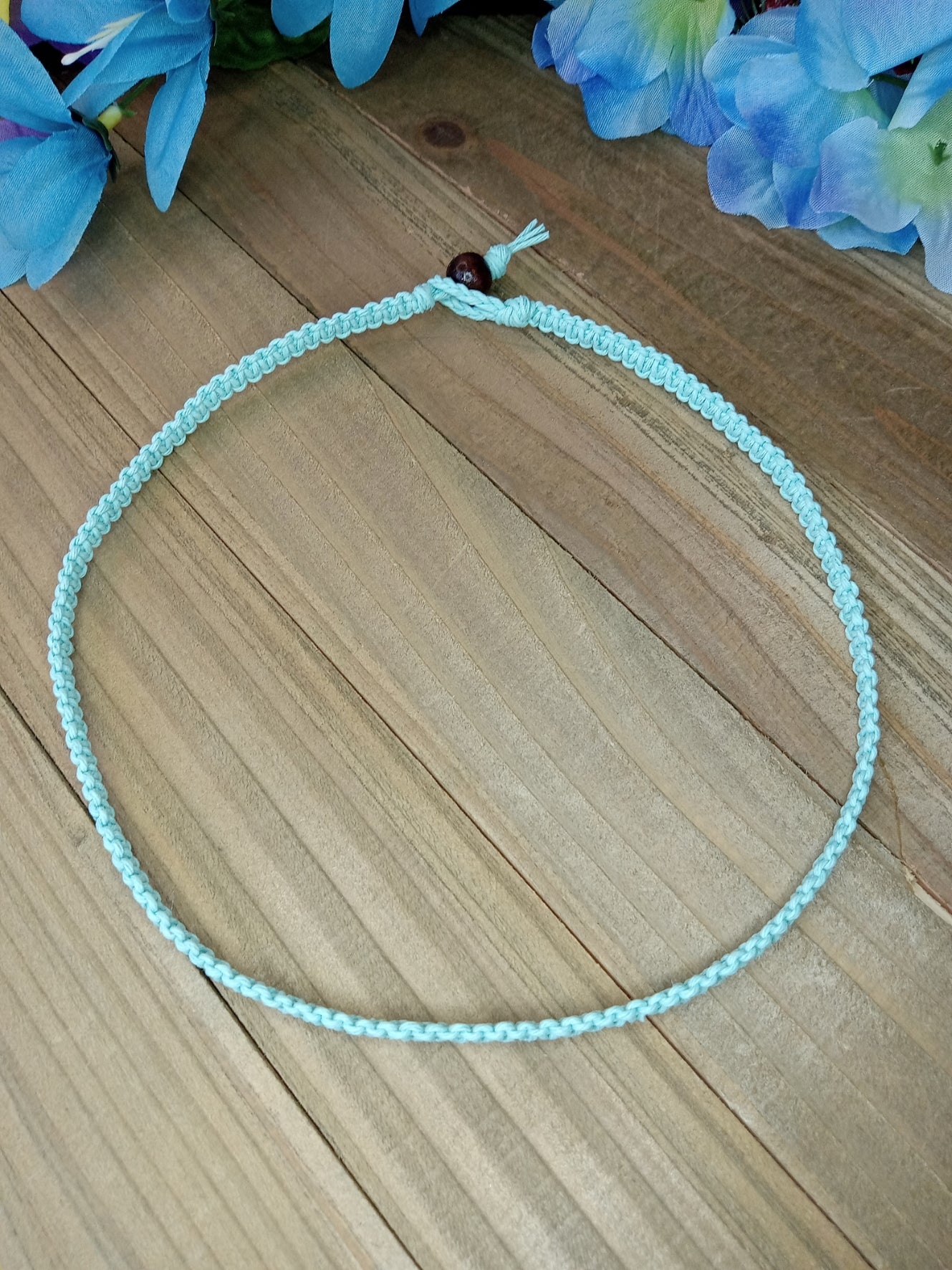 Classic Hemp Necklace - Light Blue