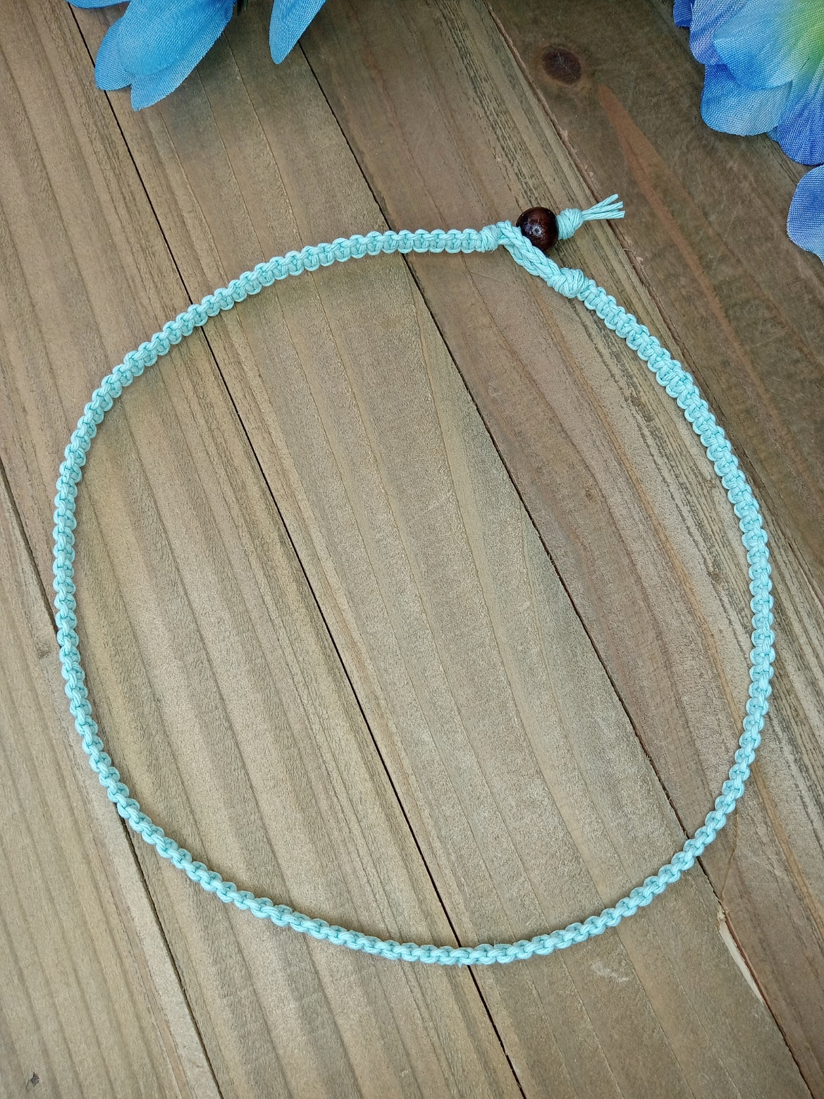 Classic Hemp Necklace - Light Blue