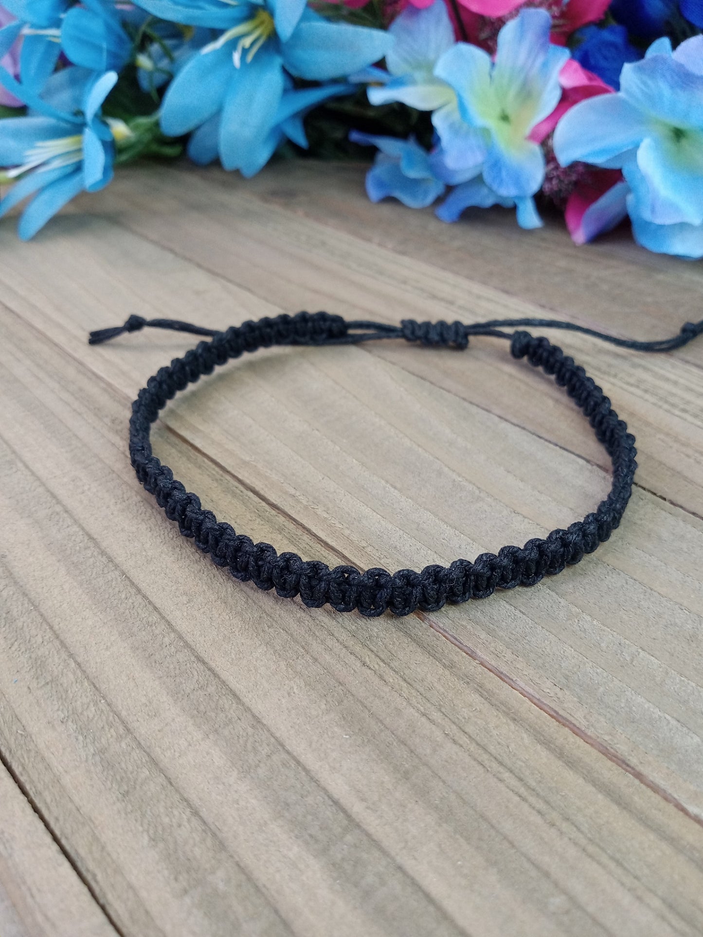 Classic Hemp Anklet - Surfer Style - Black