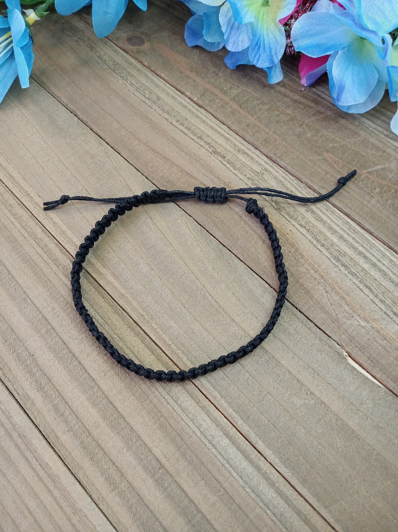 Classic Hemp Anklet - Surfer Style - Black