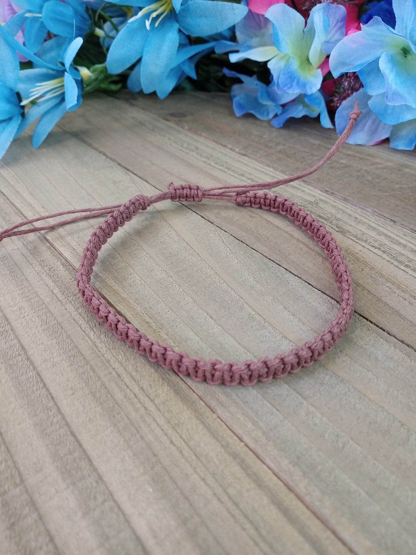 Classic Hemp Anklet - Surfer Style - Brown