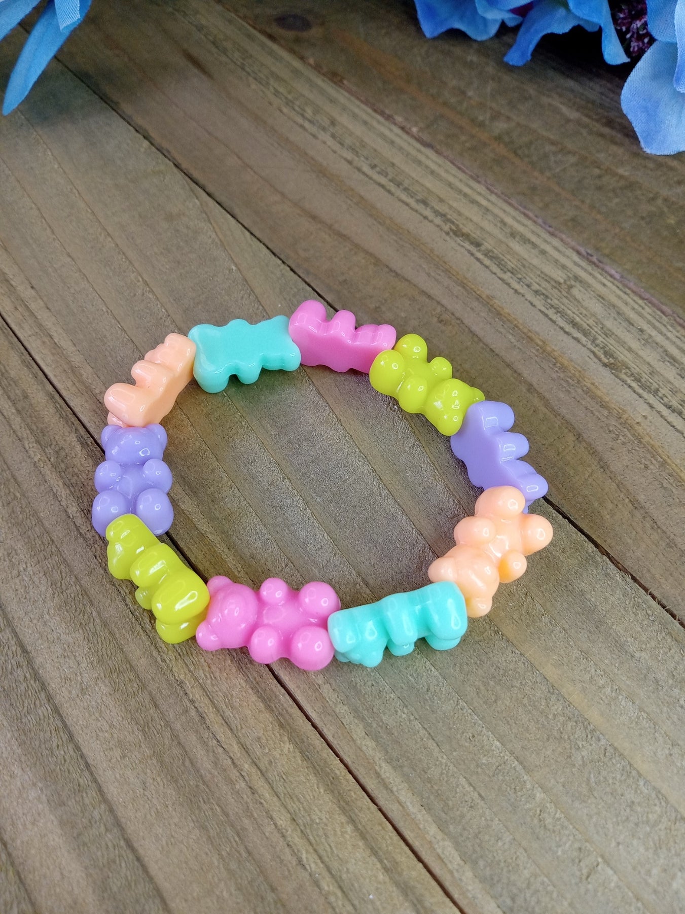 Candy Bear Bracelet - Bright Pearly Pastel