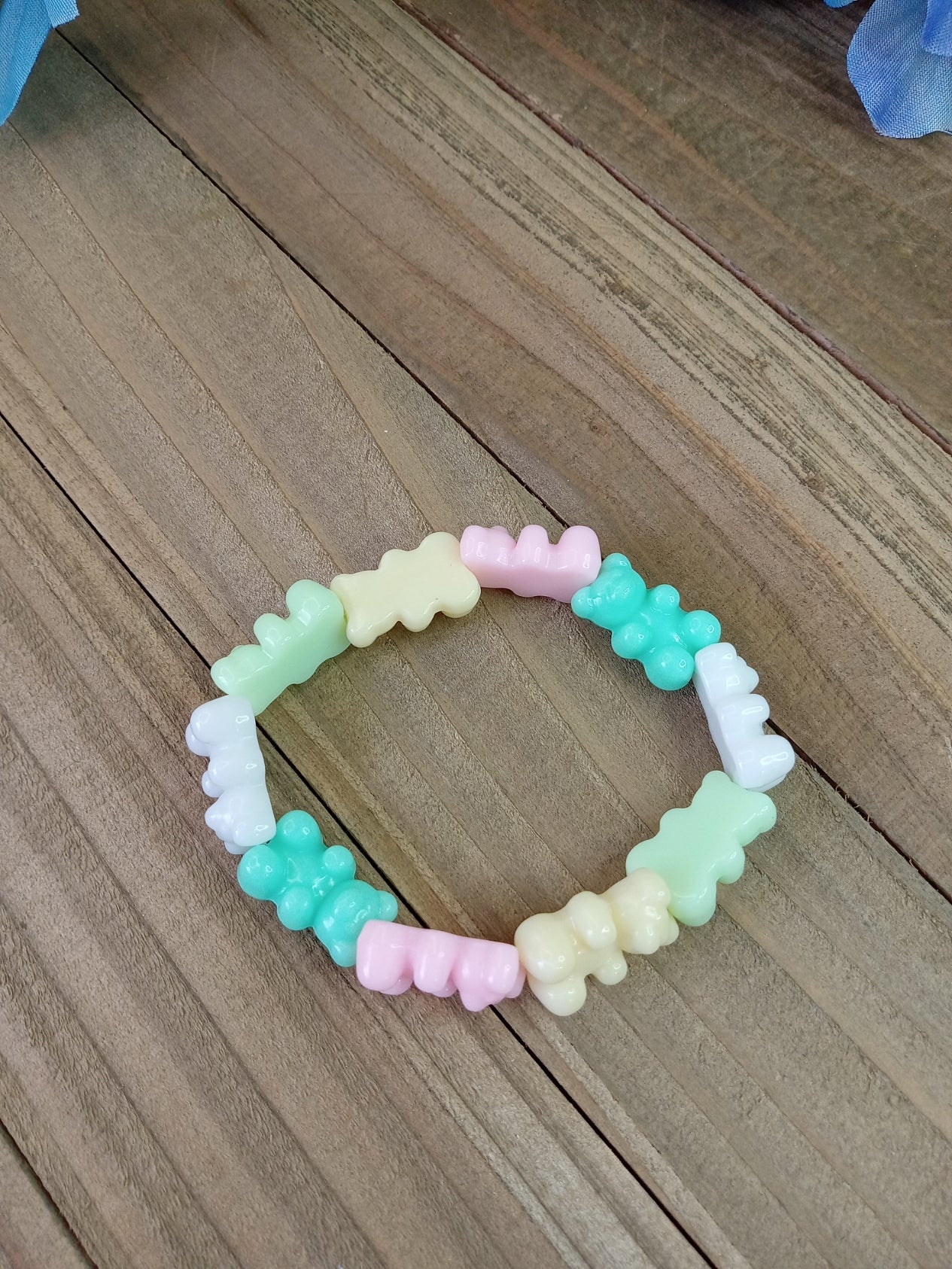 Candy Bear Bracelet - Bright Pearly Pastel