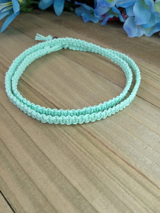 Classic Hemp Necklace - Seafoam