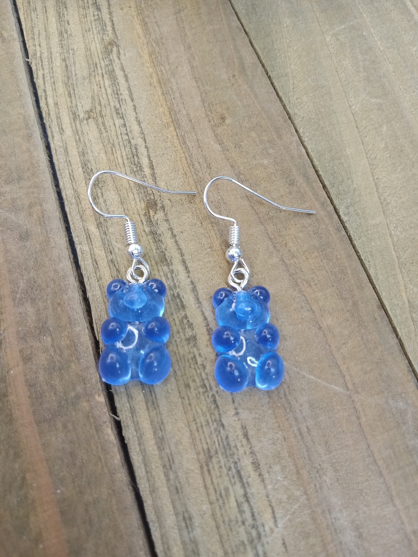 Earrings - Candy Bears - Blue