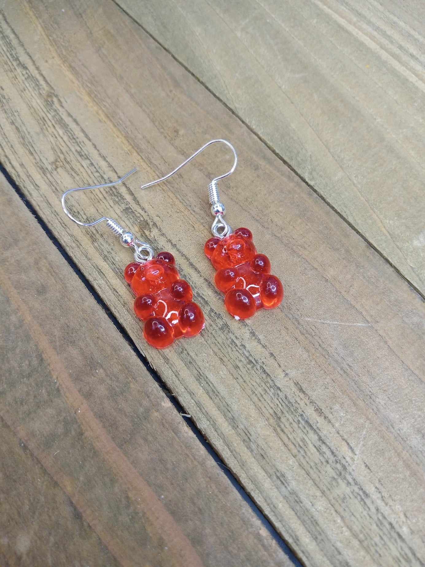 Earrings - Candy Bears - Red