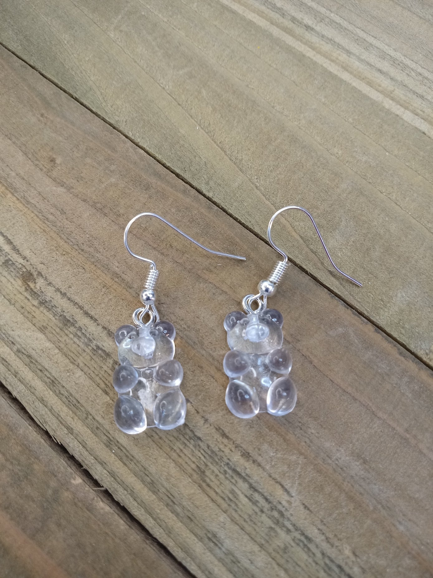 Earrings - Candy Bears - Clear