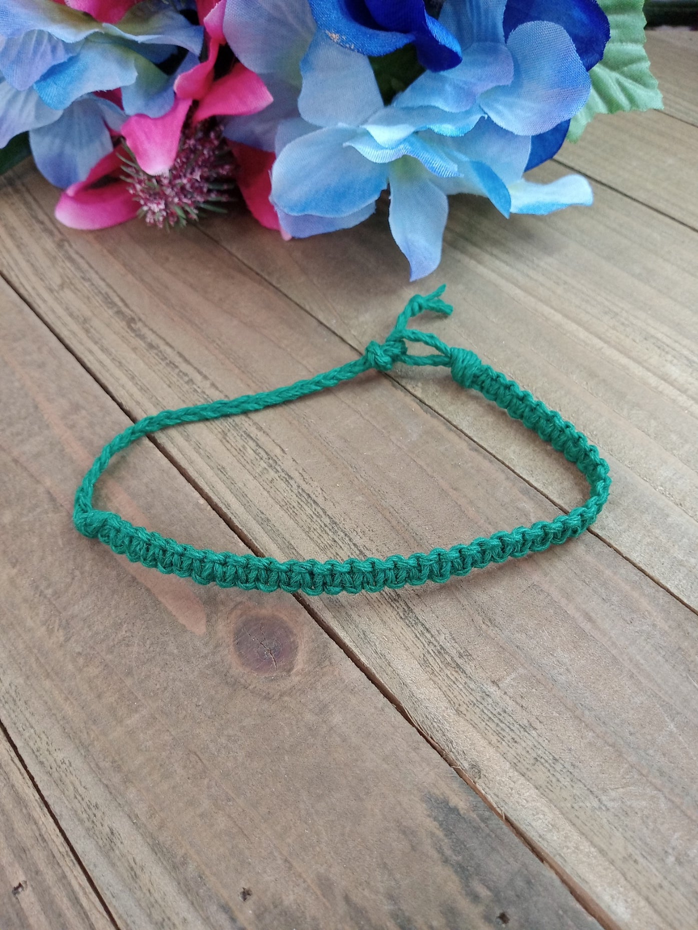 Classic Hemp Bracelet - Surfer Style - Green