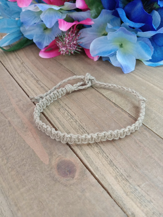 Classic Hemp Bracelet - Surfer Style - Olive