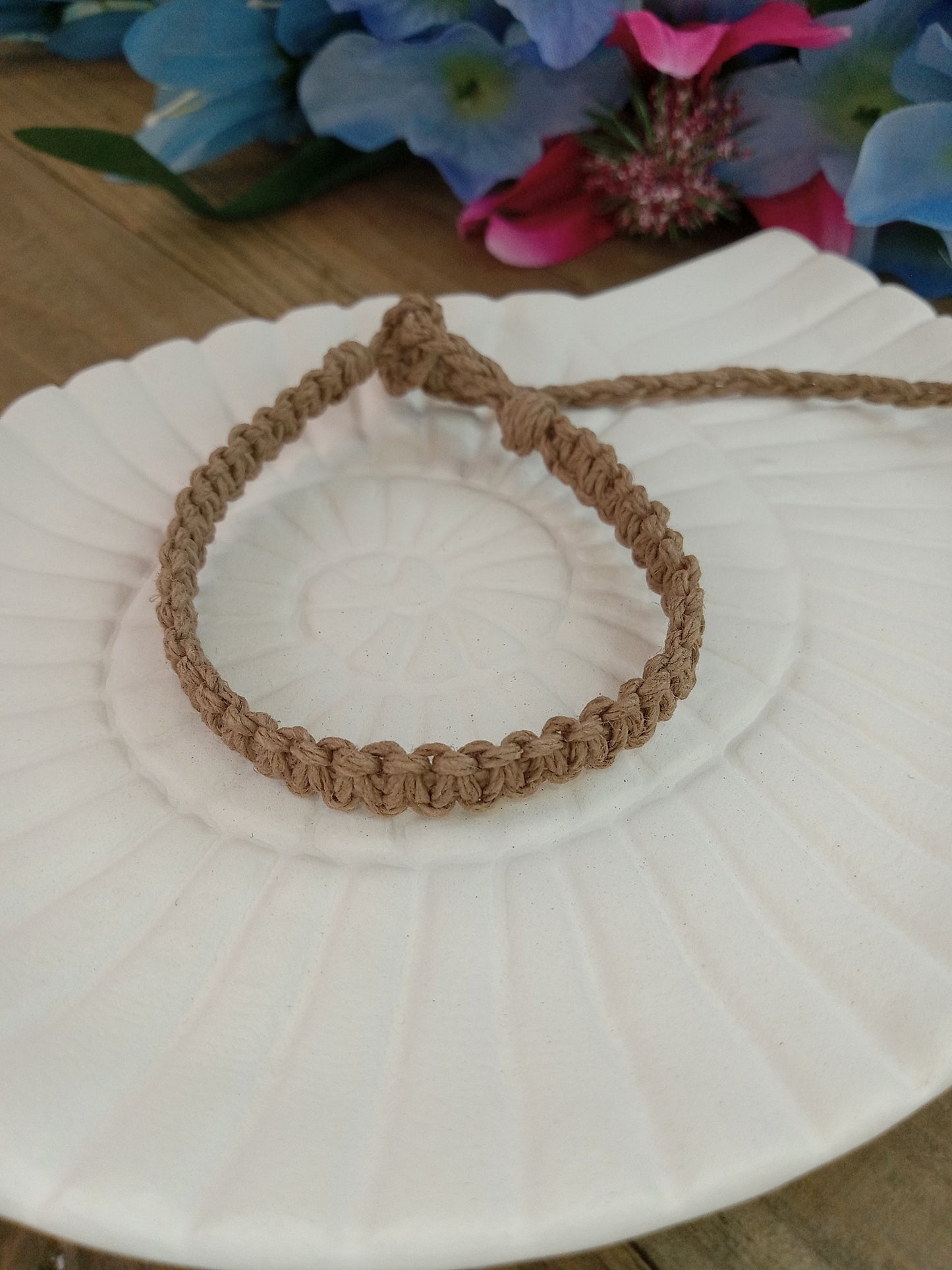 Classic Hemp Bracelet - Surfer Style - Light Brown