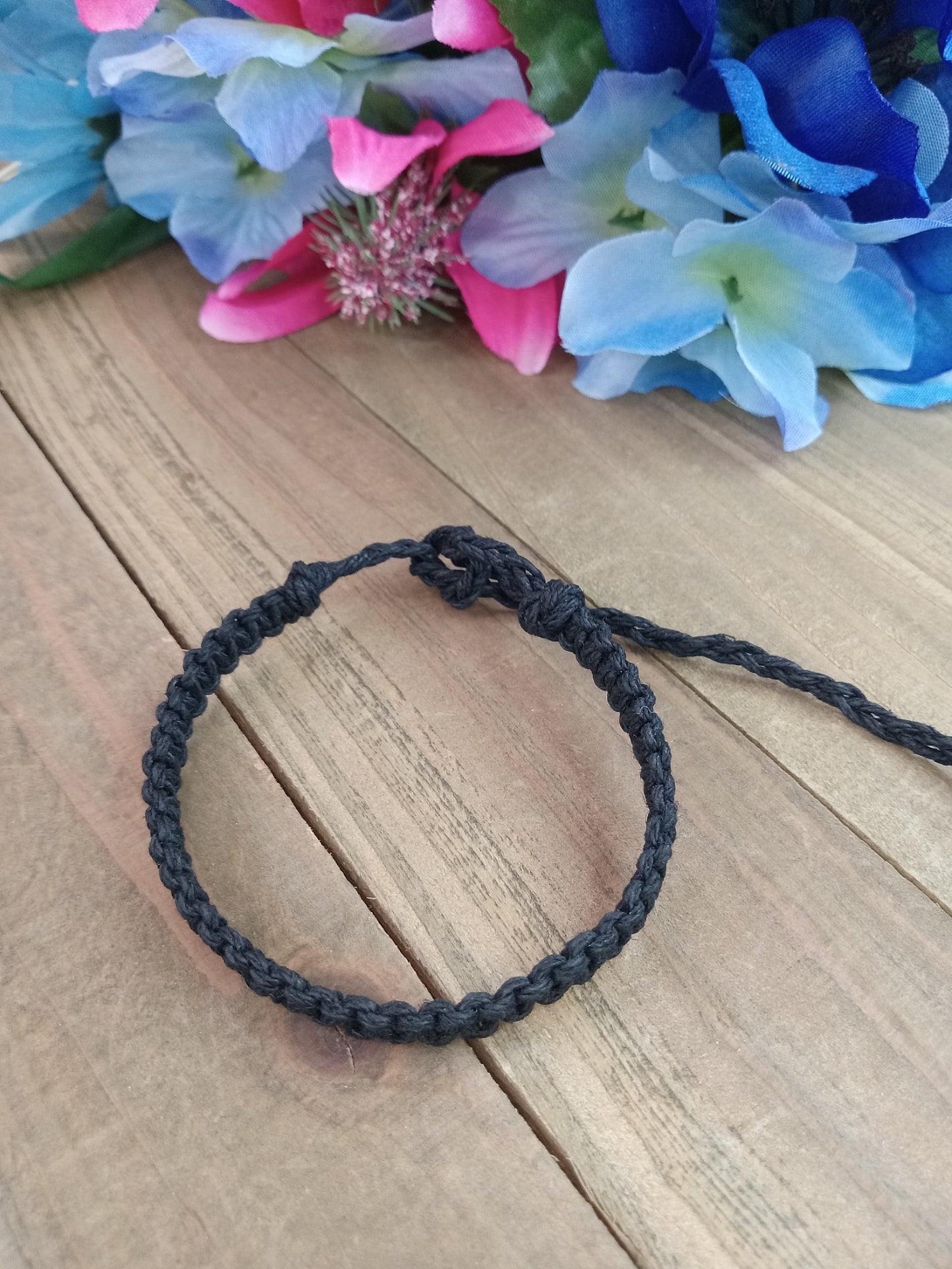 Classic Hemp Bracelet - Surfer Style - Black