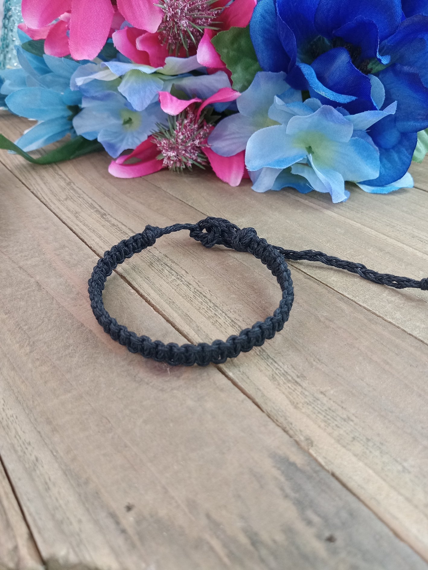 Classic Hemp Bracelet - Surfer Style - Black