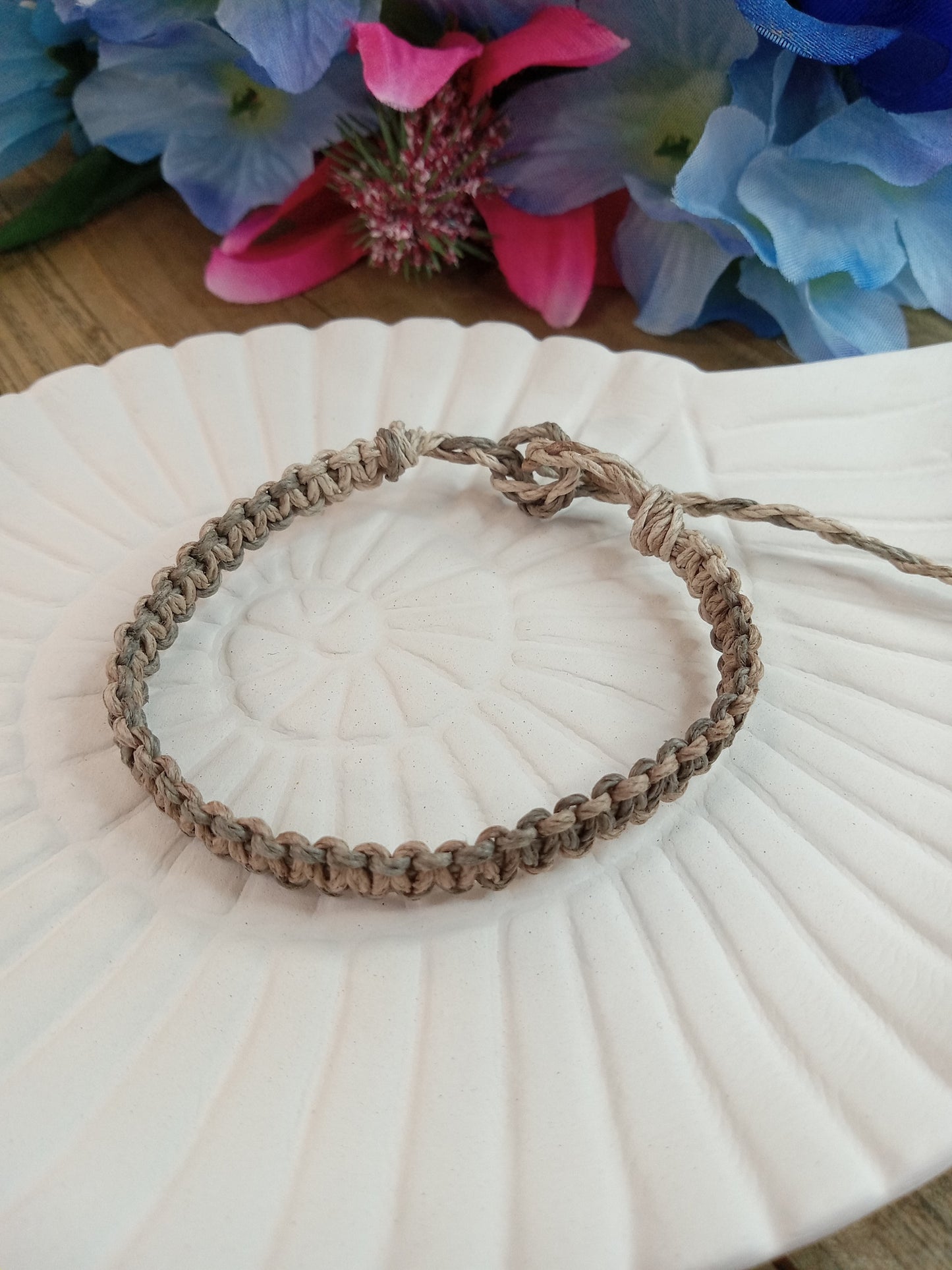 Classic Hemp Bracelet - Surfer Style - Earthy