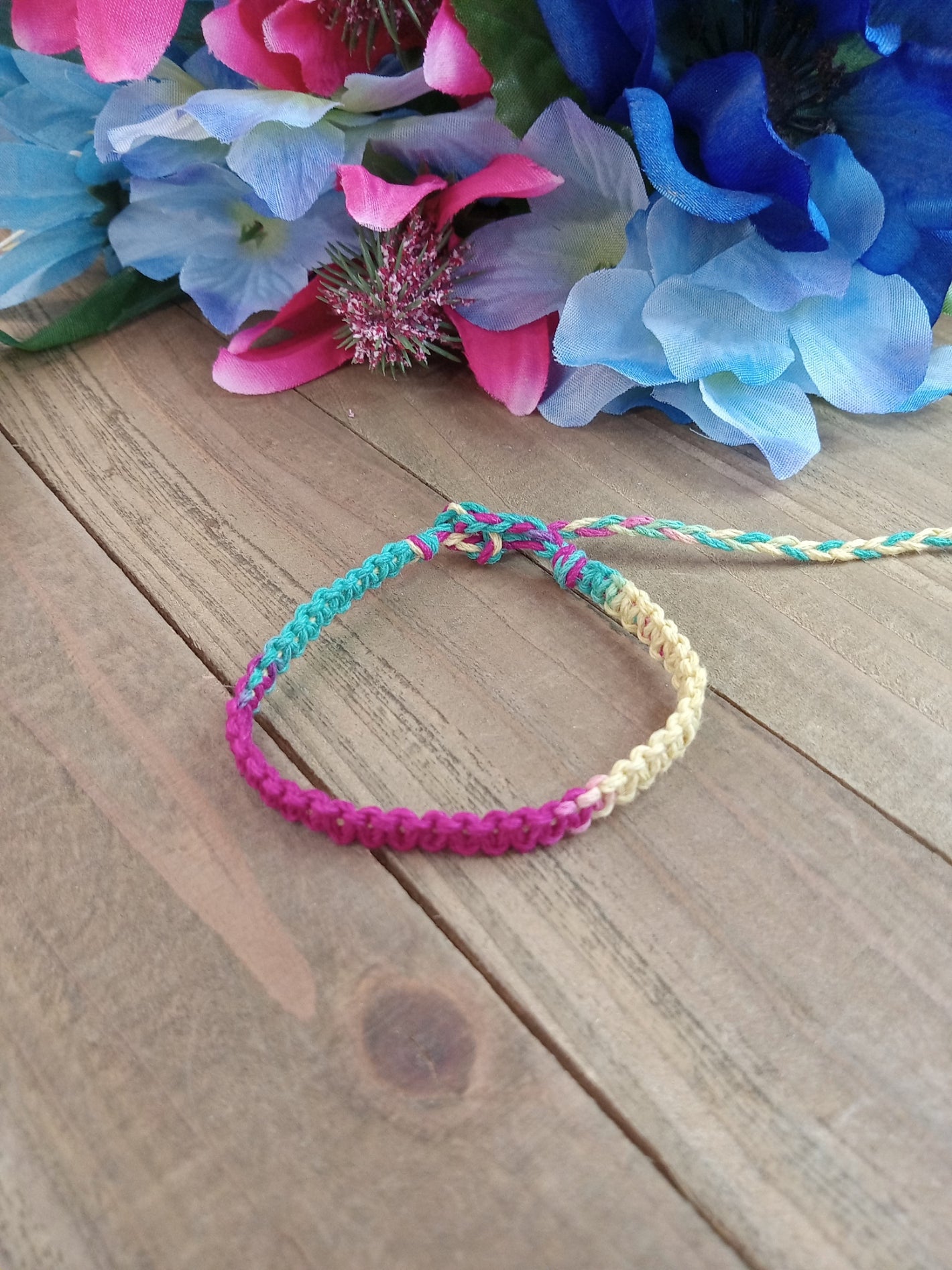 Classic Hemp Bracelet - Surfer Style - Bingo