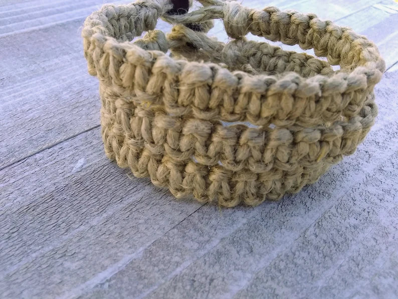 Classic Thick Hemp Bracelet - Surfer Style Phatty Bracelet