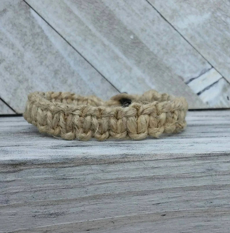 Classic Thick Hemp Bracelet - Surfer Style Phatty Bracelet